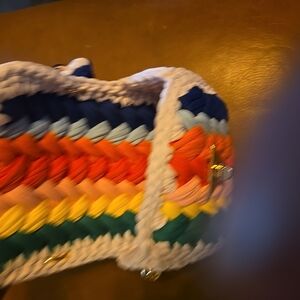 Colorful Woven Handbag